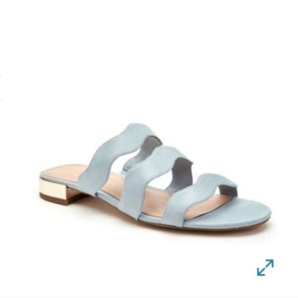 BCBG Suede slides